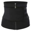 Workout Waist Trainers for Women Sweat Waist Trimmers Weight Loss Body Shaper - Single belt Black - 3XL