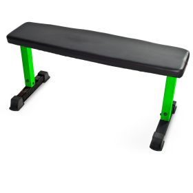 Strength Flat Utility Weight Bench (600 lb Weight Capacity) - Green