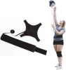 Elastic volleyball resistance band set for Practicing Serving Agility Solo Train - Black