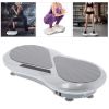 LCD Touch Control Screen Vibration Board Fitness and Weight Loss Exercise Machine(US Plug) - White