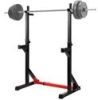 BL-002 Home Indoor Fitness Adjustable Multi-function Barbell Stand Squat Bench Press Trainer - black