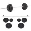 vidaXL Barbell Set 66.1 lb - 91398