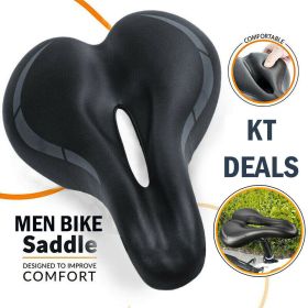 Universal Bike Seat Padded Bicycle Saddle Exercise Outdoor Mountain Road Bikes - default