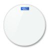 1pc Home Charging Electronic Scale Intelligent Weighing Scale Increases Precision Round Scale Body Scale Health Weight Loss Meter - White