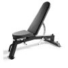 Adjustable Weight Bench with High-Density Foam Backrest;  300 lb. Weight Limit - Black