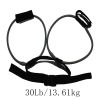 1pc Exercise Bounce Trainner; Slip-on Resistance Band For Home Fitness Training - Black