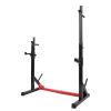 BL-002 Home Indoor Fitness Adjustable Multi-function Barbell Stand Squat Bench Press Trainer - black