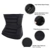 Workout Waist Trainers for Women Sweat Waist Trimmers Weight Loss Body Shaper - Double belt Black - 3XL