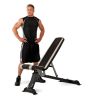 Position Home Gym Workout Utility Slant Board Bench - White