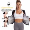 Fitness Tummy Slimming Sheath Body Shaper Corset Tops Weight Loss Running Shapewear - Silver - S/M