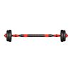 Home Indoor Cardio Gym Adjustable Weights Dumbbells Set - Black & Red - 10 KG