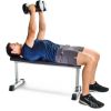 Strength Flat Utility Weight Bench (600 lb Weight Capacity) - Gray