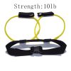 1pc Exercise Bounce Trainner; Slip-on Resistance Band For Home Fitness Training - Black